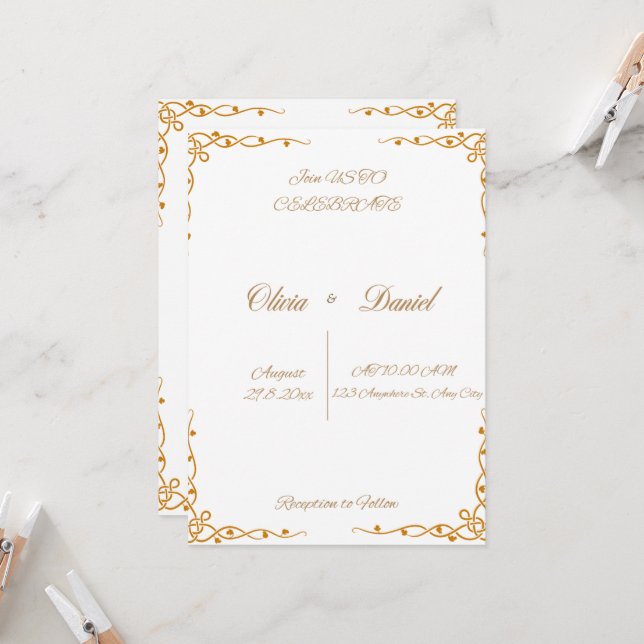 Invitaciones de Boda (Anverso/Reverso In Situ)