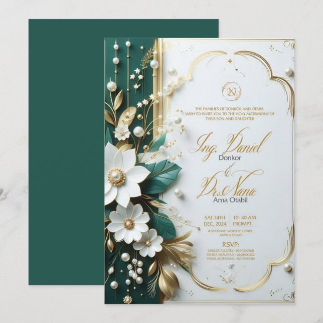 Invitaciones de boda (Anverso / Reverso)