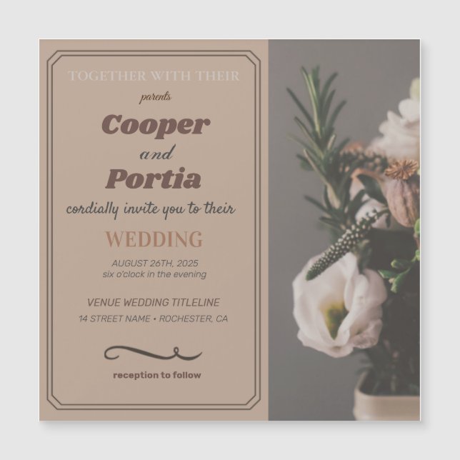 invitaciones de boda (Anverso)
