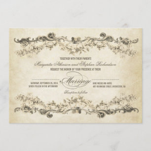 invitaciones de boda antiguas