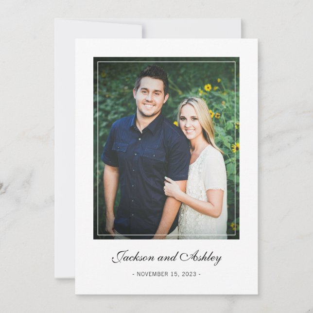 Invitaciones de boda | Bastante simple (Anverso)