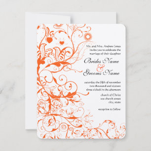 Invitaciones de Boda Birds & Swirls