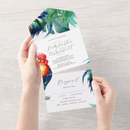 Invitaciones de boda con el listado de tarjetas RS