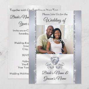 Invitaciones de boda con imágenes de pareja