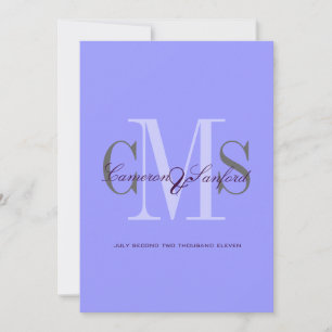 Invitaciones de boda contemporáneas + monocasco co