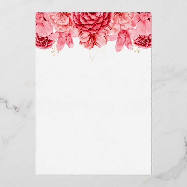 Invitaciones de boda, Cumpleaños, fiesta, aniversa (Anverso)