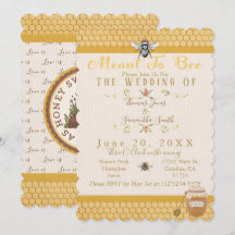Invitaciones De Boda De Abejas