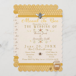 Invitaciones De Boda De Abejas