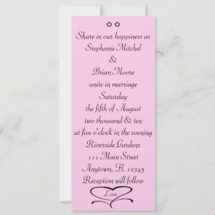 Invitaciones de boda de amor