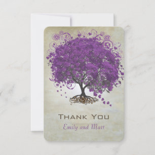 Invitaciones de Boda de Árbol de Hoja de Corazón P