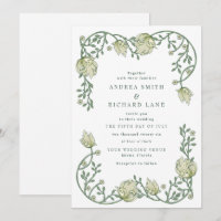 Invitaciones de Boda de Cuento de Hadas en el Jard