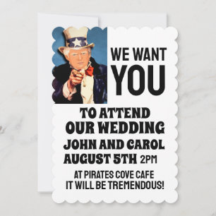 INVITACIONES DE BODA DE DONALD TRUMP