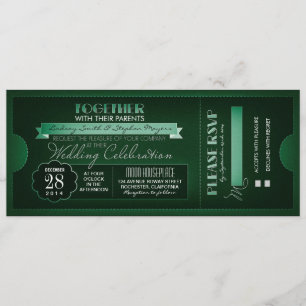invitaciones de boda de entradas antiguas