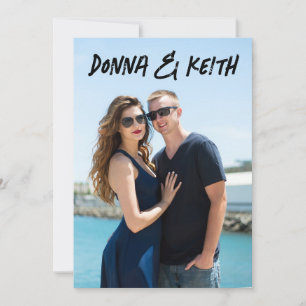 INVITACIONES DE BODA DE FOTOS PERSONALIZADOS MODER