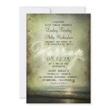 INVITACIONES DE BODA DE LA PLAYA Vintage antigua