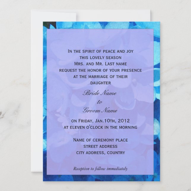 invitaciones de boda de los padres de la novia (Anverso)