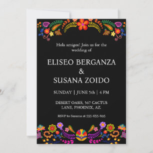 invitaciones de boda de méxico floral