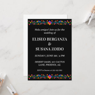 invitaciones de boda de méxico floral