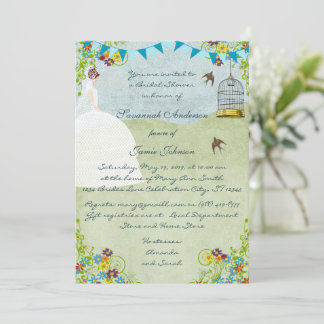 Invitaciones de boda de novia morena para fiesta d
