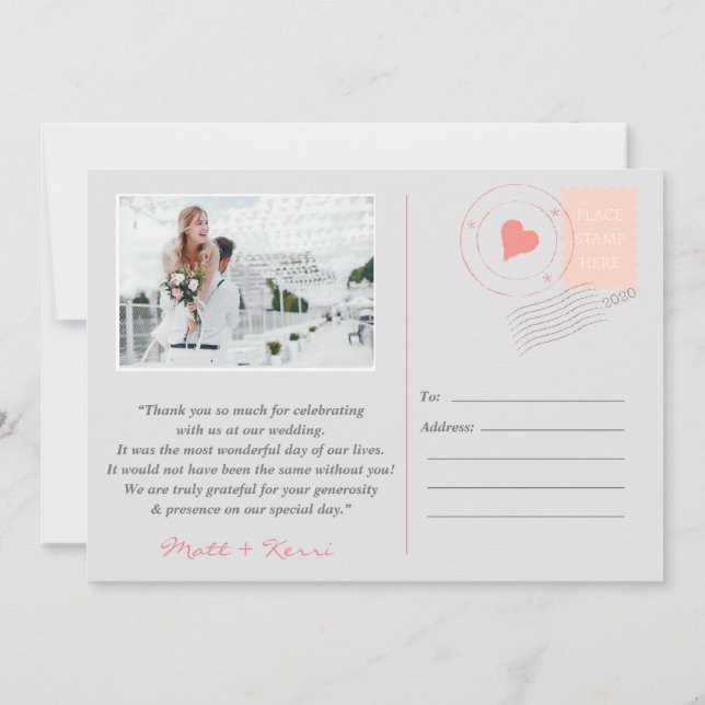 Invitaciones de boda de primavera con flores de ac (Reverso)