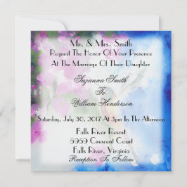 Invitaciones de Boda Elegante para el Colibrí del