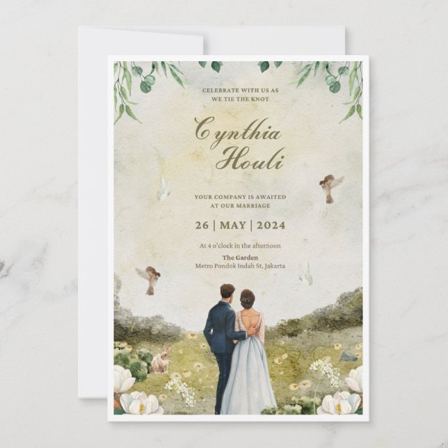 Invitaciones de Boda 💍 – Elegantes  (Anverso)