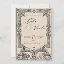 Invitaciones de Boda Elegantes (Colección A6)