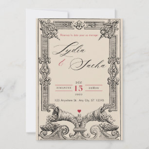 Invitaciones de Boda Elegantes (Colección A6)