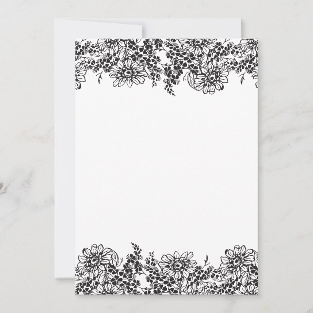 Invitaciones de boda en blanco (Anverso)