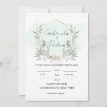 Invitaciones de Boda en Espanol