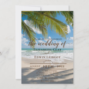 Invitaciones de Boda en la Playa