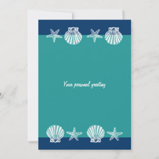 Invitaciones de boda en la playa - plantilla