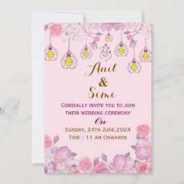 Invitaciones de boda india