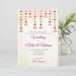 invitaciones de boda india y tarjetas de boda hind