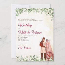 invitaciones de boda india y tarjetas de boda hind