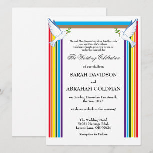 Invitaciones de boda judía tradicionales - Arca