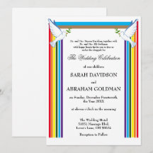 Invitaciones de Boda Judía Tradicionales - Arca