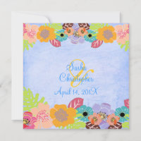 Invitaciones de boda Leis/Luau