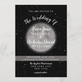 Invitaciones de boda | Luna y Estrella Celestiales