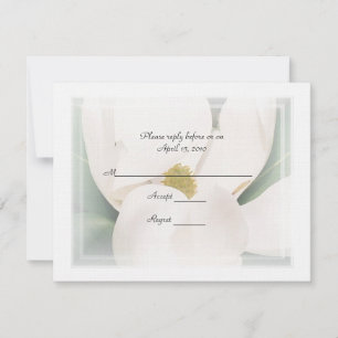 Invitaciones de boda Magnolia R.S.V.P