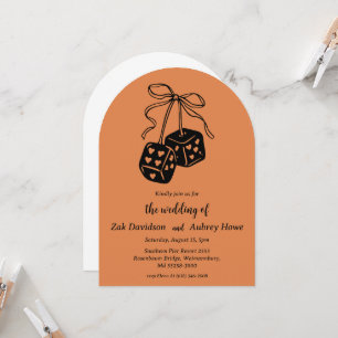 Invitaciones de boda occidentales boho modernas