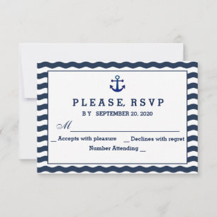 Invitaciones de boda Ondas de la Marina Náutica