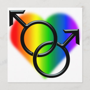 Invitaciones de Boda Orgullo Gay Tarjetas de Amor 