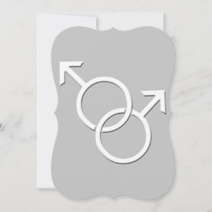 Invitaciones de Boda Orgullo Gay Tarjetas de Amor 