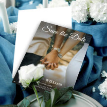 Invitaciones de boda para guardar la fecha con fot