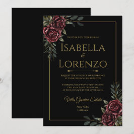 Invitaciones de Boda para Suite de Lujo Moody