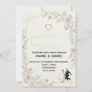 Invitaciones de Boda Personalizables y Editables