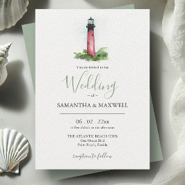 Invitaciones de Boda Personalizadas con Faro en Ac