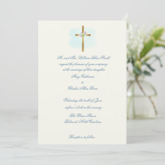 Invitaciones de boda personalizadas con spray flor