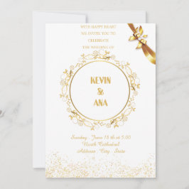 Invitaciones de boda personalizadas | Elegante, Rú